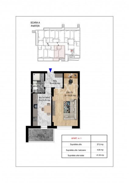 Garsoniera Decomandata Spatioasa